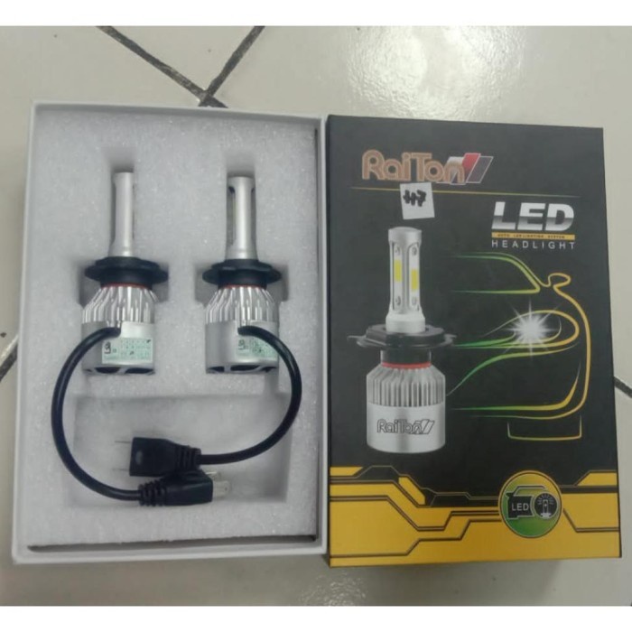 Jual TURBO LED ORIGINAL RAITON H7 ISI SEPASANG 2 PCS | Shopee Indonesia