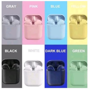 Headset Bluetooth 5.0 Wireless I12 Macaron Tws