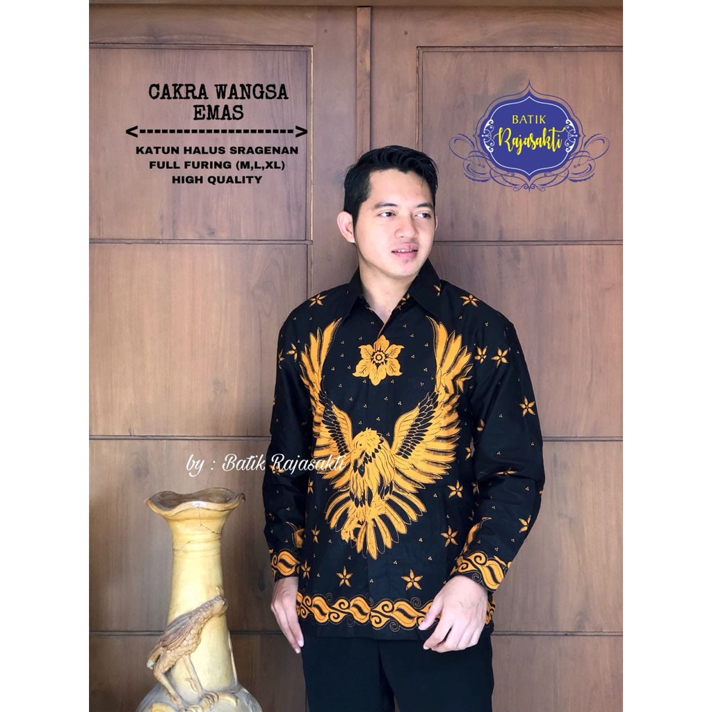 Jual CAKRAWANGSA EMAS RAJASAKTI KEMEJA BATIK SOLO PRIA LENGAN PANJANG ...