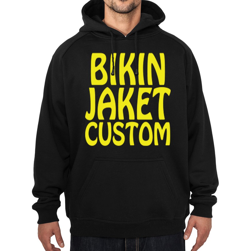 Jual Custom Sablon Jaket Hoodie Jumper Sablon Satuan Bebas