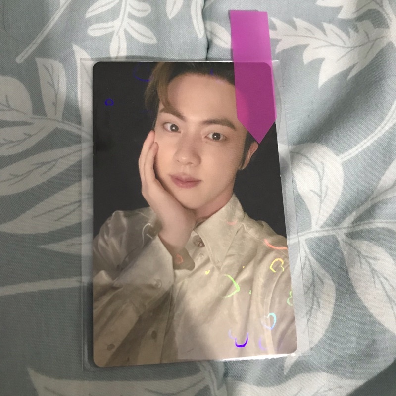 BTS BE Japan FC Deluxe Lucky Draw Holo high quality Jin PC