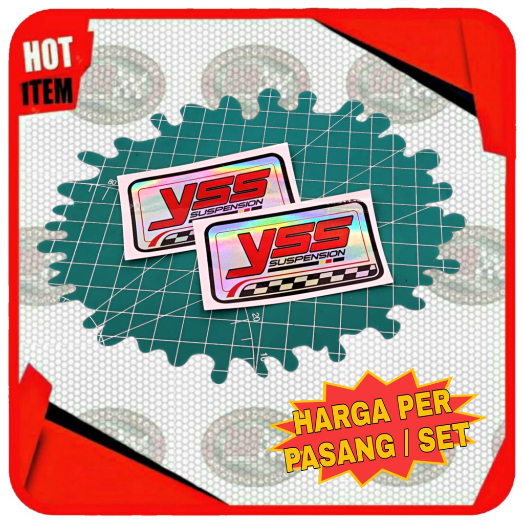 Jual Stiker Sticker Tabung Sok Shock Belakang Logo YSS | Shopee Indonesia
