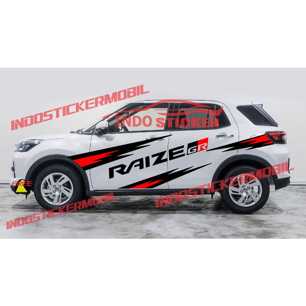 Jual Sticker raize gr cutting sticker stiker mobil toyota raize gr ...
