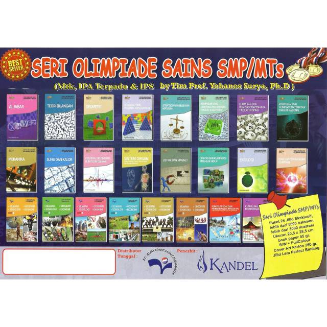 Jual Buku Olimpiade Sains Osl Smp Vol24 Kandel Dari Tim Prof Yohanes Surya Ph D Shopee 0432