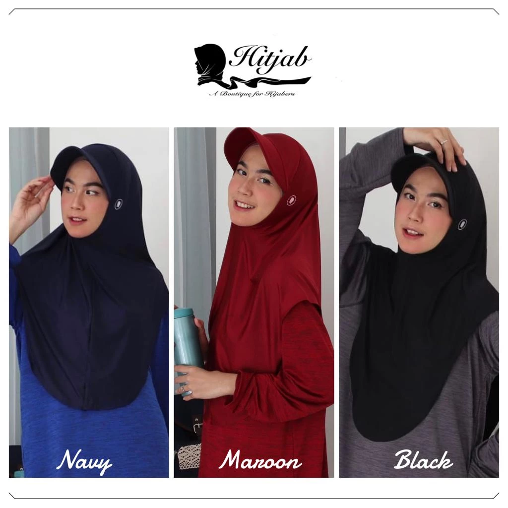 Varian Warna Instant Cap Hijab