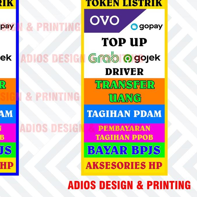 Jual Banner Spanduk Jual Pulsa Ukuran Variasi Model Baru | Shopee Indonesia