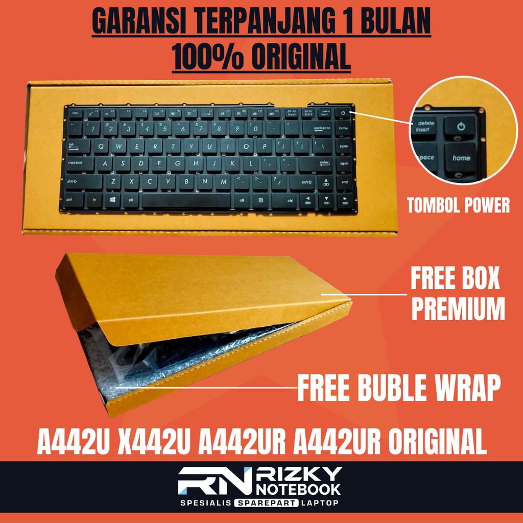 Jual PROMO!!! Keyboard Asus VivoBook A442 A442u A442uf A442uq A442ur ...