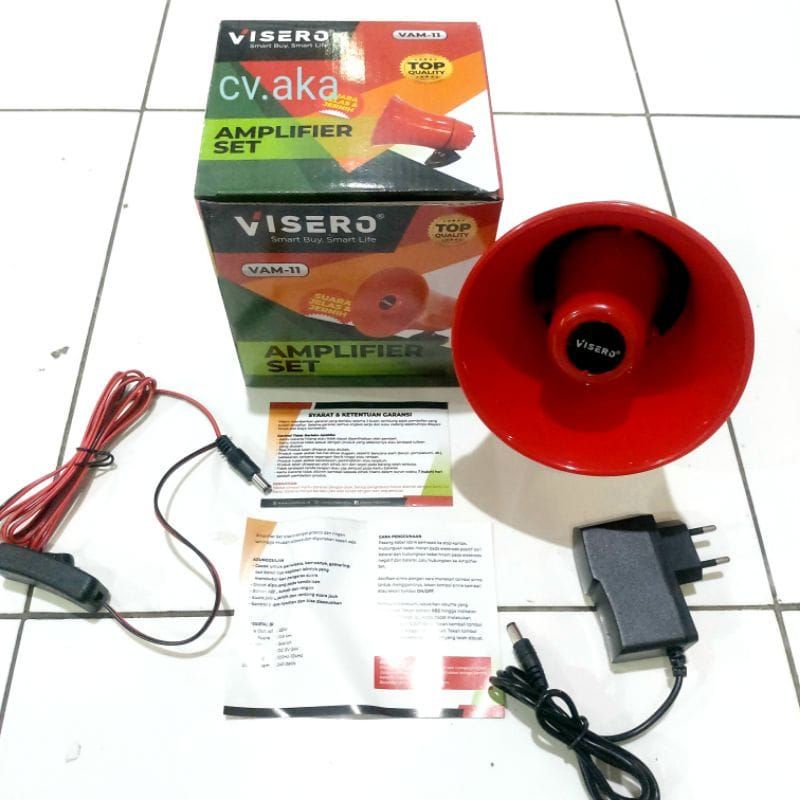 Jual Speaker corong toa amplifier set visero VAM11 Shopee Indonesia