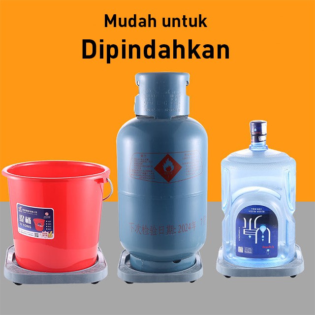 Jual SUN Alas Rak Tabung Gas/ Rak Bensin Portabel/Wadah Pot Bunga/Vas ...