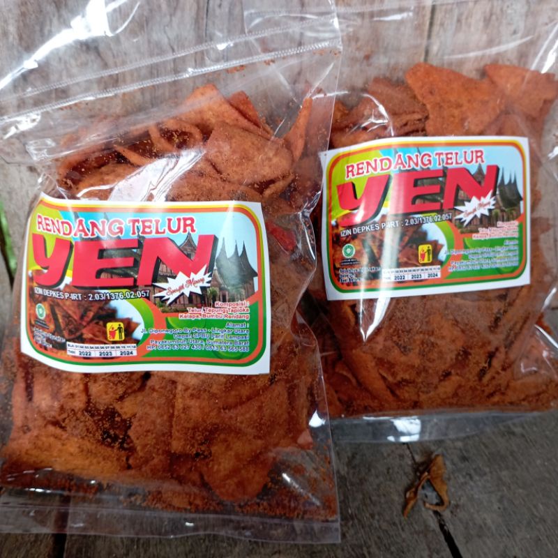 Jual Rendang Telur Yen Oleh-Oleh Asli Cemilan Kampung Makanan Khas ...