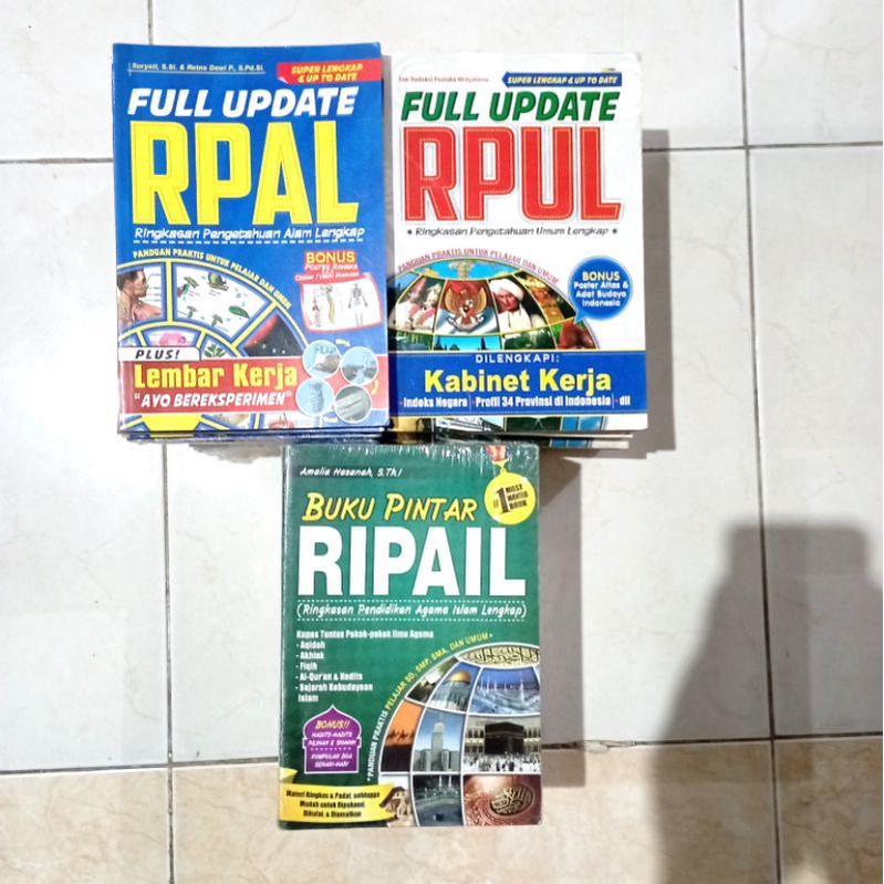Jual OBRAL BUKU FULL UPDATE BUKU RPAL / BUKU PINTAR RIPAIL / FULL ...