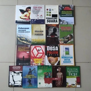 Buku Politik / Sejarah Politik / Demokrasi / Partai Politik / Original