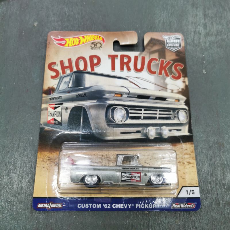 【土日価格！】ホットウィール ブリックショップ CUSTOM ’62 CHEVY Mattel Brick Shop Hot Wheels Custom '62 Chevy Pickup | Mattel