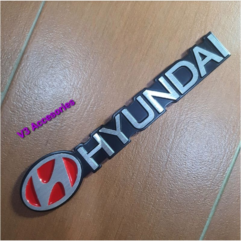 Jual Emblem Besi Hyundai Logo Shopee Indonesia