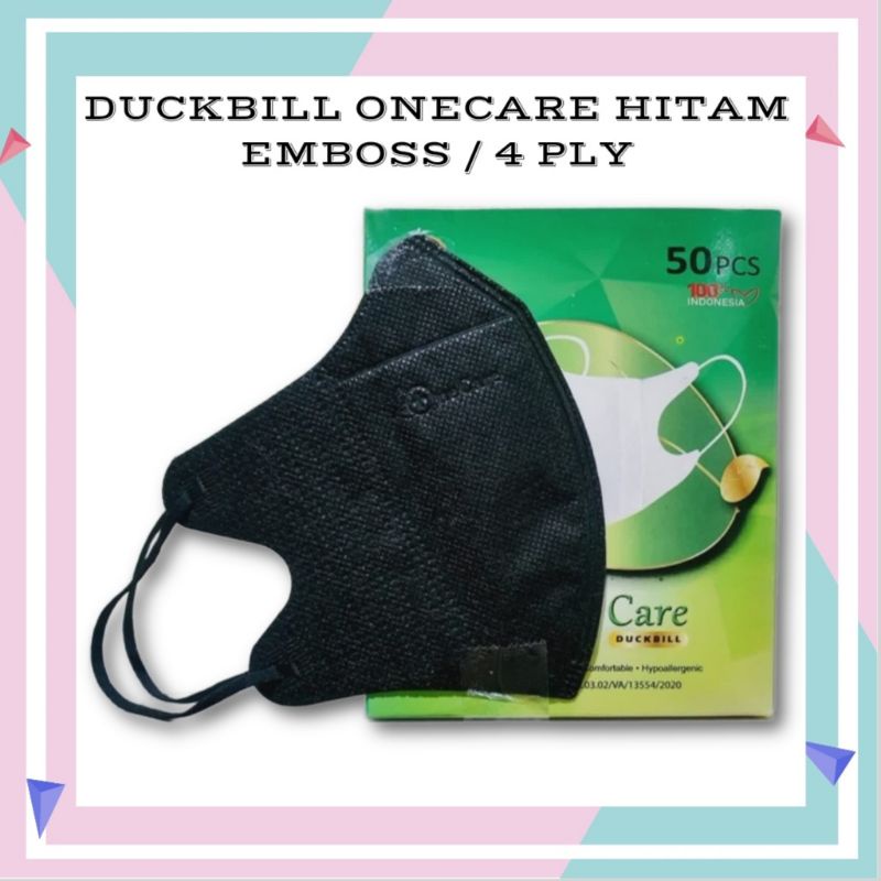 Jual Masker Duckbill Oncare Dewasa 3 Ply Isi 50 Pcs Face Mask ...