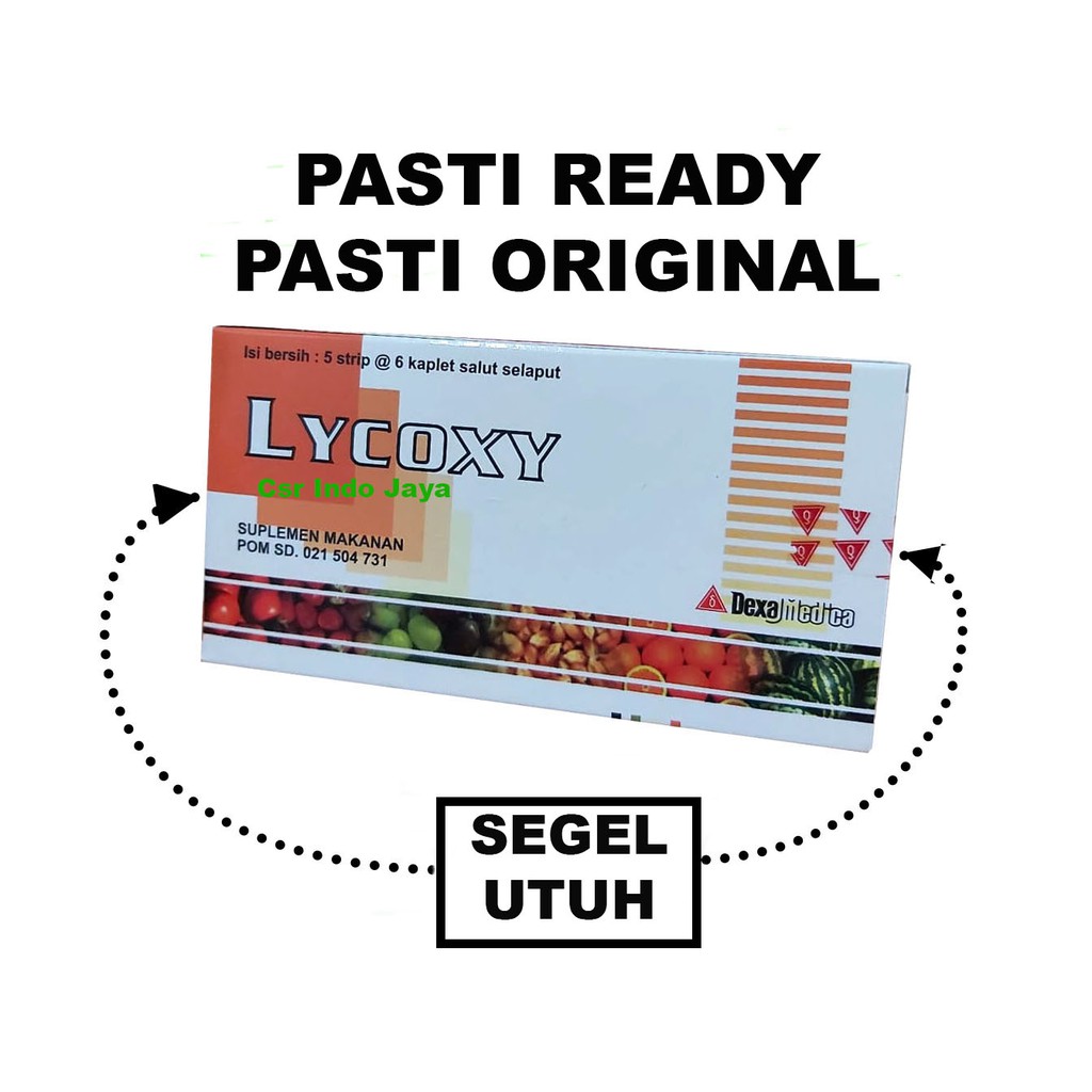 Jual Lycoxy Box / Licoxy isi 30 Tablet / Suplemen dan Antioksidan ...