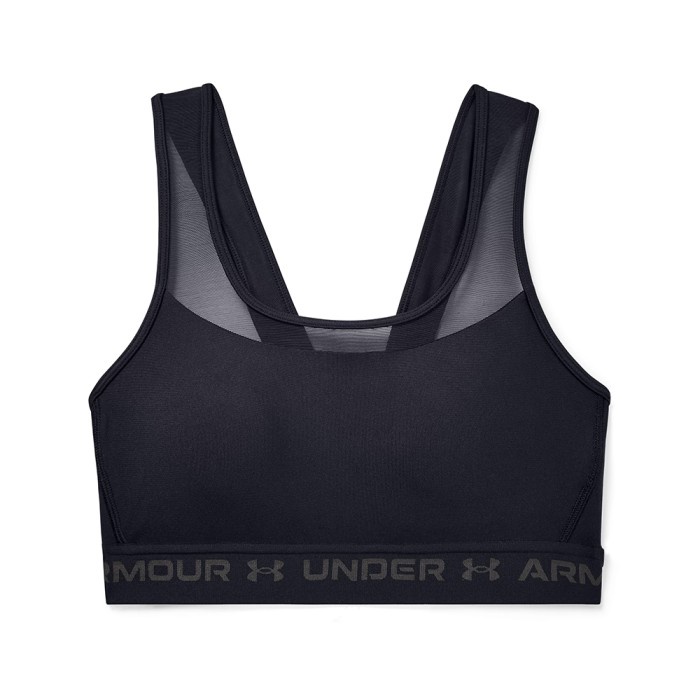 UNDER ARMOUR WOMENS MID CROSSBACK SPORTS BRA SIZE LARGE 1360305