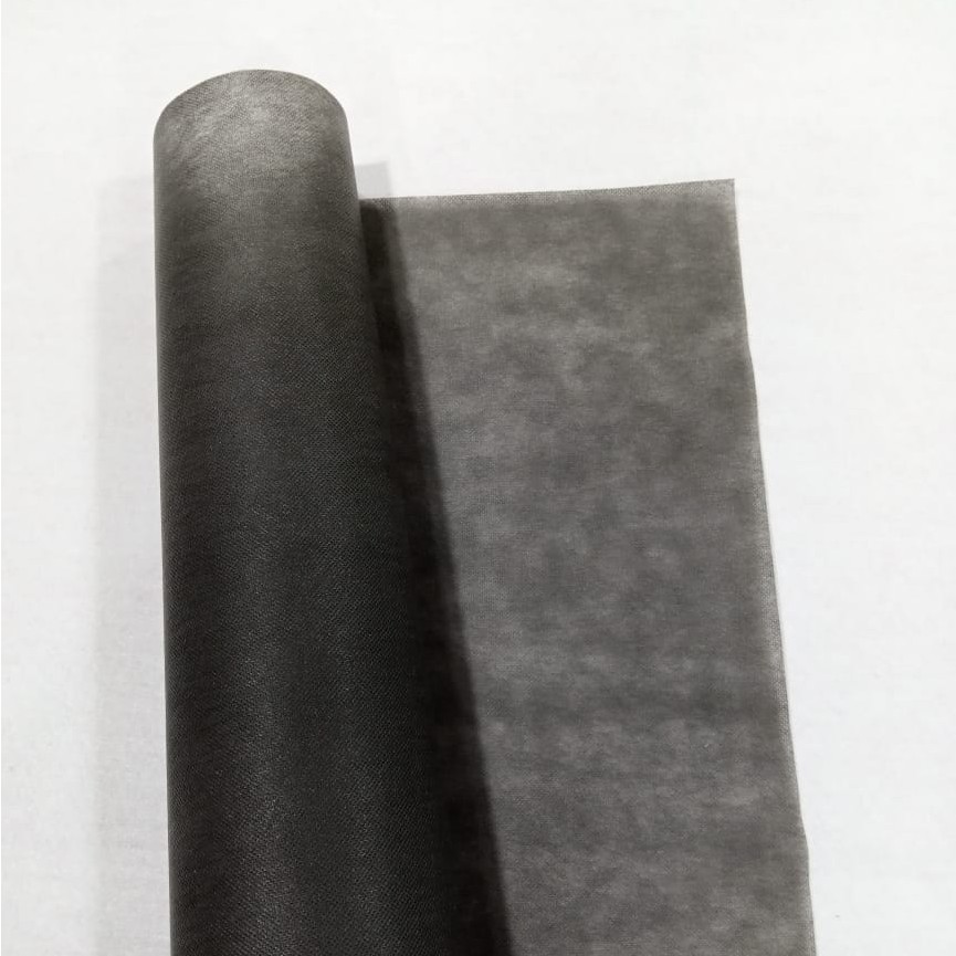 Jual Kain Tissue Hitam 75 gsm UKURAN 40cm x 50cm kain Spunbond | Shopee ...