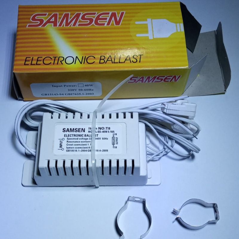 Jual Ballast Samsen 40 Watt Trafo Lampu TL T8 Neon Body Besar | Shopee ...