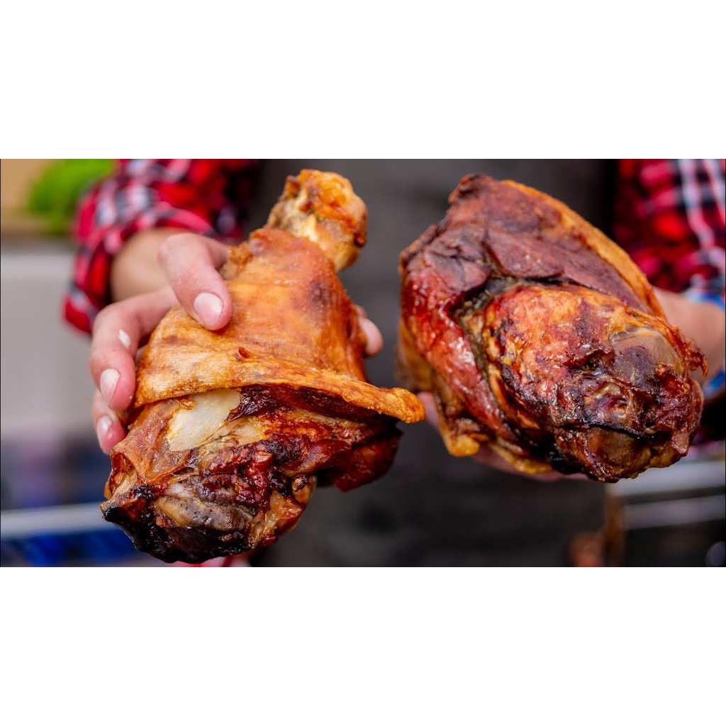 Jual Pork Knuckle roast babi panggang lutut shank Dengkul kaki Babi