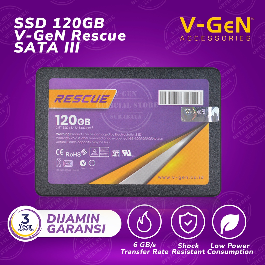 Jual SSD V GeN Rescue 120GB SATA 3 Solid State Drive 2.5 Inch VGEN Shopee Indonesia