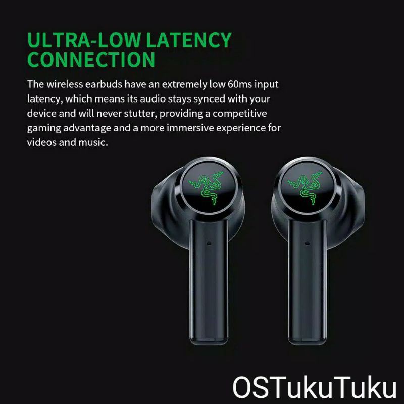 Jual Razer Hammerhead True Wireless Tws Bluetooth | Shopee Indonesia
