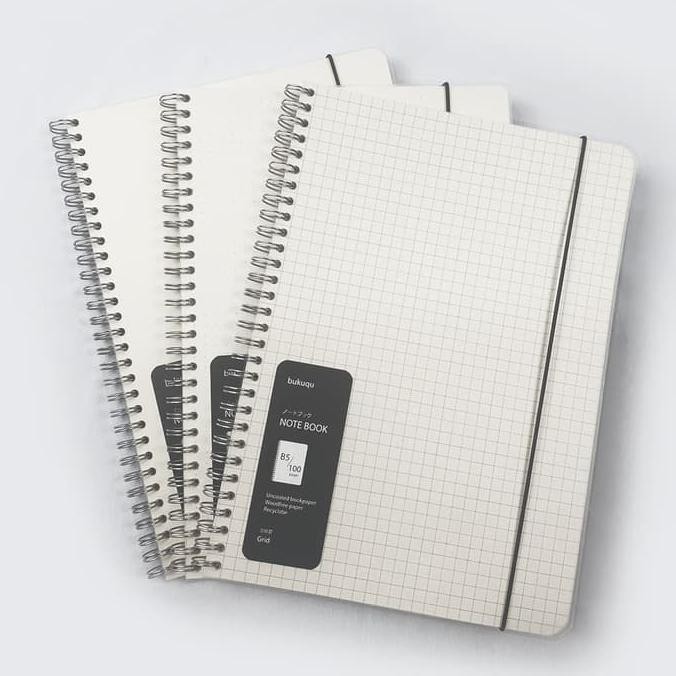Jual IREADY STOCKl Notebook Spiral DOT/GRID B5 by Bukuqu - POLOS ICLQl ...
