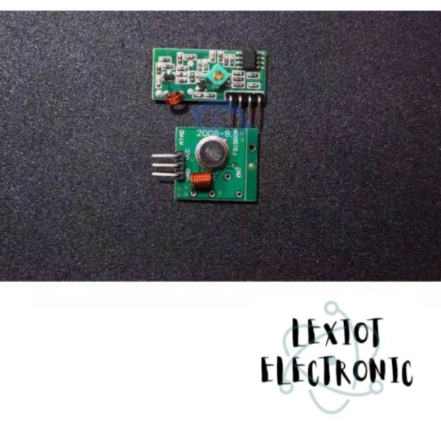 Jual RF Wireless Transmitter Module and Receiver Kit 5V DC 433MHZ ...