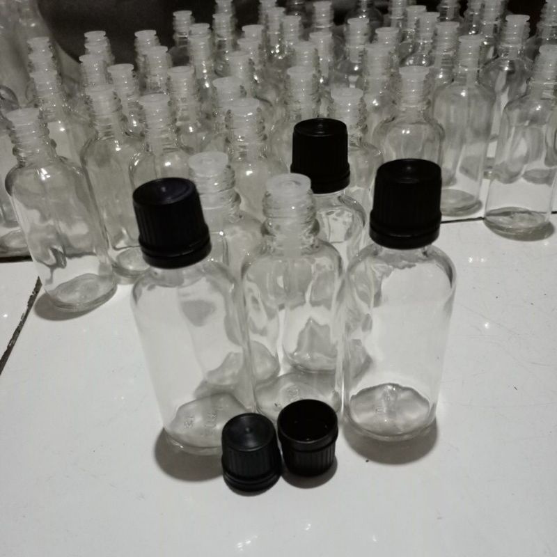 Jual Botol Kaca 50 Ml Tebal Tutup Filler Shopee Indonesia