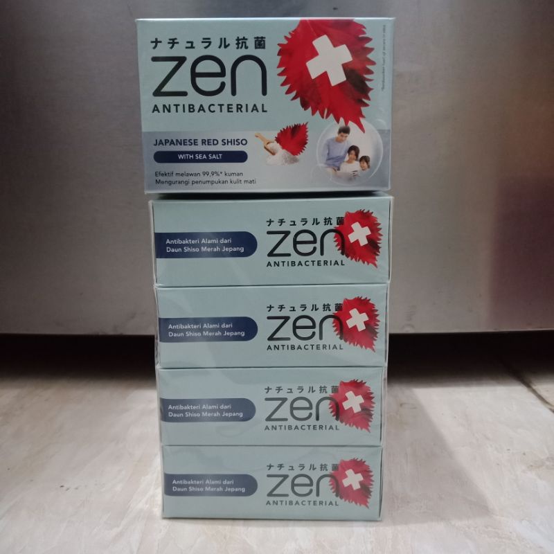 Jual Zen Antibacterial Body Soap - 70g (isi 4) / Zen 70g / sabun batang ...
