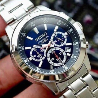 Harga jam seiko chronograph 100m clearance original