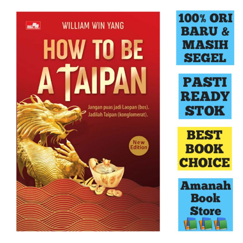 Jual Buku How To Be A Taipan New Edition By William Win Yang Shopee