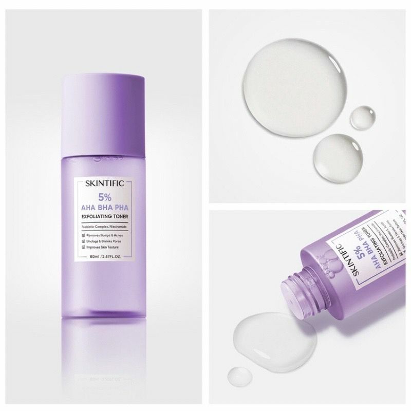Jual Skintific 5% AHA BHA PHA Exfoliating Toner | Shopee Indonesia