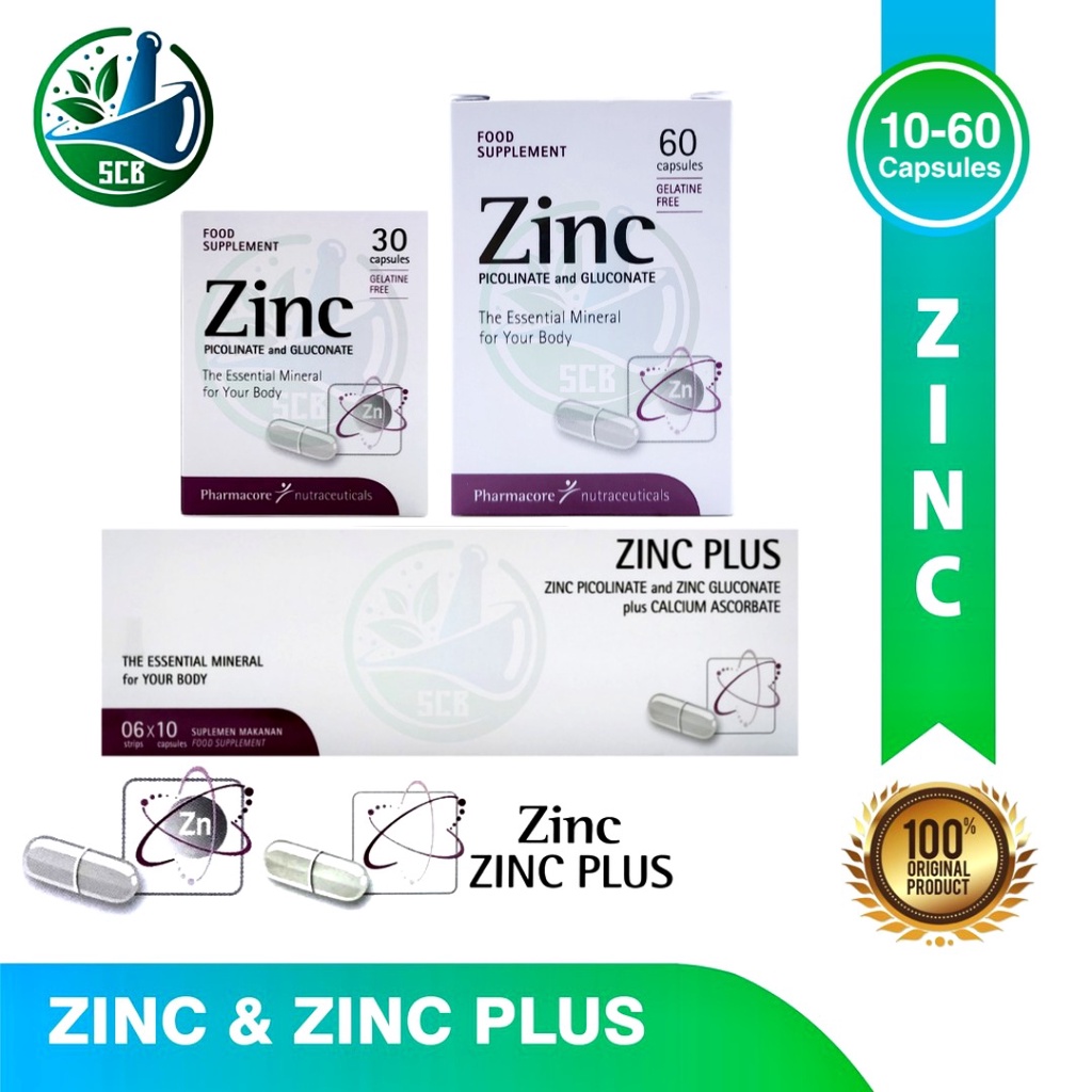Jual Zinc Picolinate & Gluconate 50mg Varian Shopee Indonesia