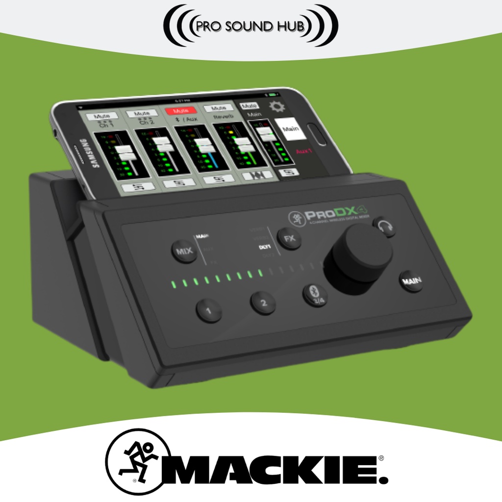 Mackie ProDX4 Pro DX4 Digital Mixer Wireless 4 Channel