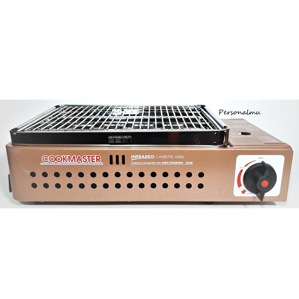 Jual COOKMASTER Infrared Cassette Grill/ Kompor BBQ - CM14N | Shopee ...