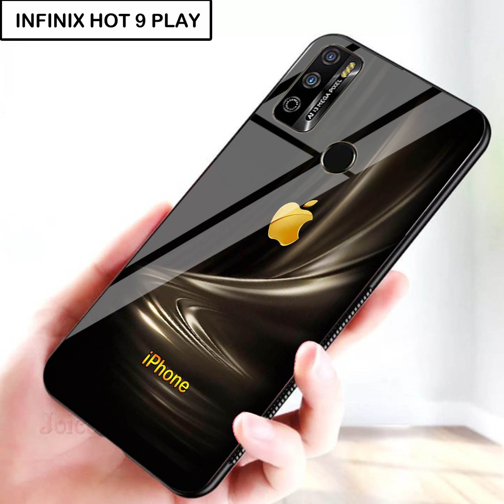 Jual [H02] Softcase Glass Kaca Infinix Hot Play Casing Hp