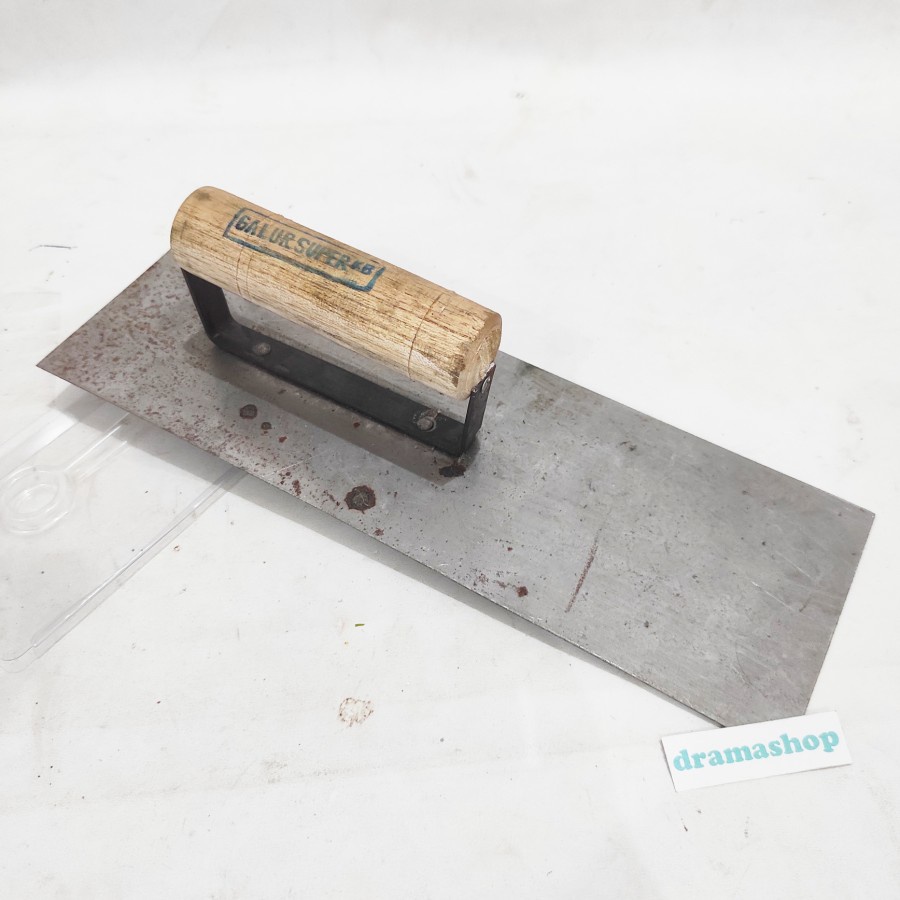 Jual sendok roskam raskam riskam penghalus tembok semen plat besi galur ...