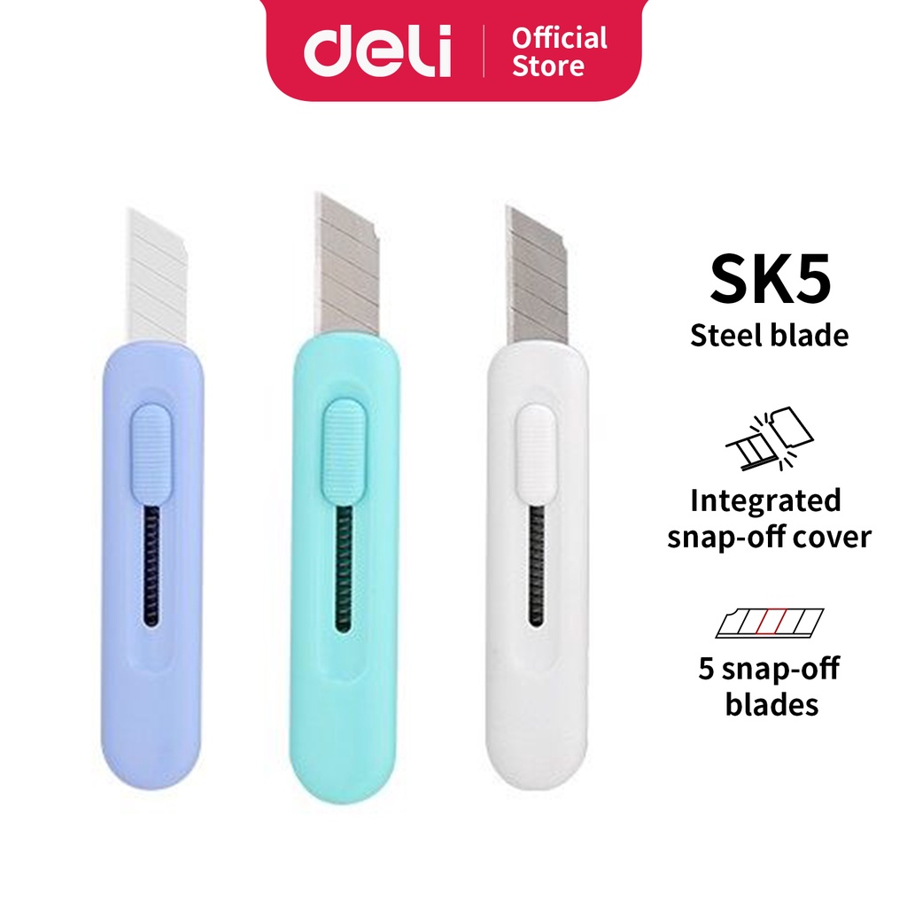 Jual Deli Cutter Knife Alat Pemotong Ukuran SK5 2079 (PCS) Shopee