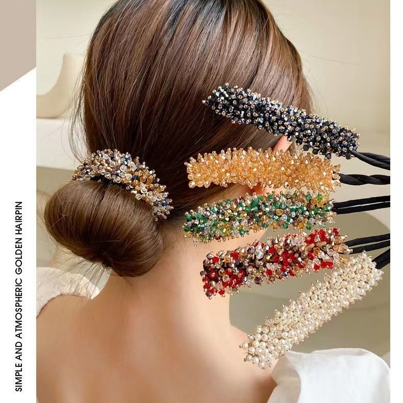 Jual JEPIT RAMBUT KOREA WANITA MOTIF BARU KRISTAL ZIRKON FASHION ELEGAN ...