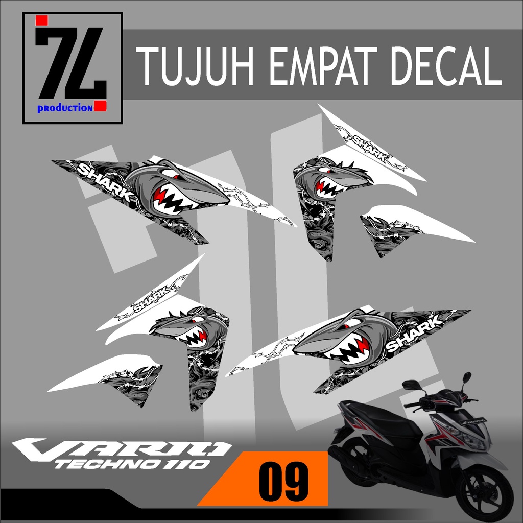 Jual Sticker Striping Variasi Vario 125/150 LED 2015 2016 2017 Desain