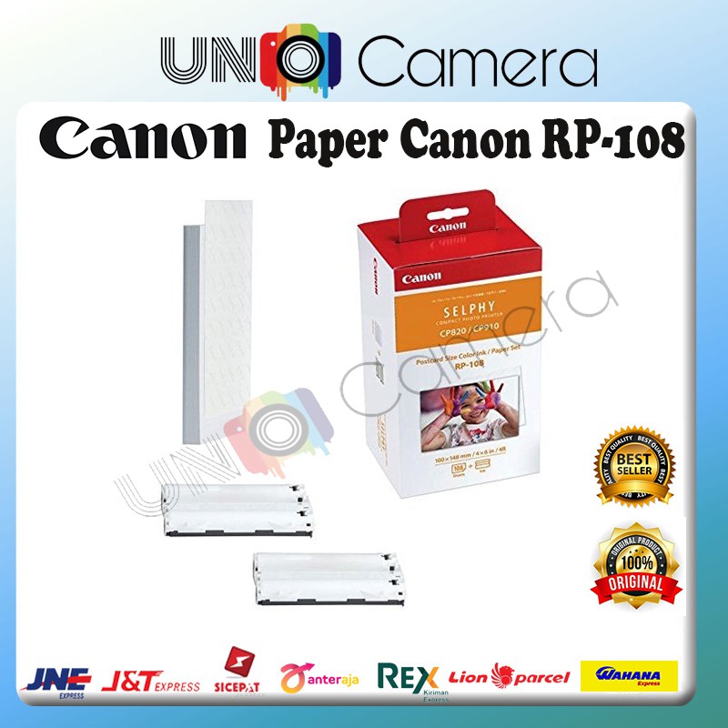 Jual Paper Canon Rp108 For Selphy Printer Shopee Indonesia 1012