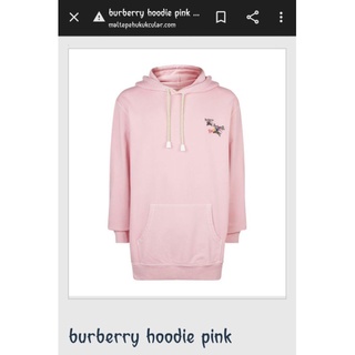 Burberry hoodie pink online