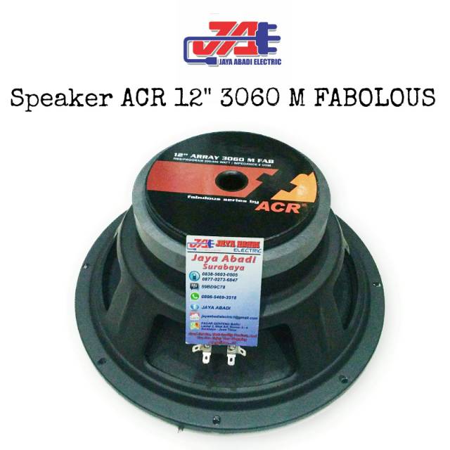 Jual Speaker Acr 12 Inch Array 3060 M Fabolous Shopee Indonesia