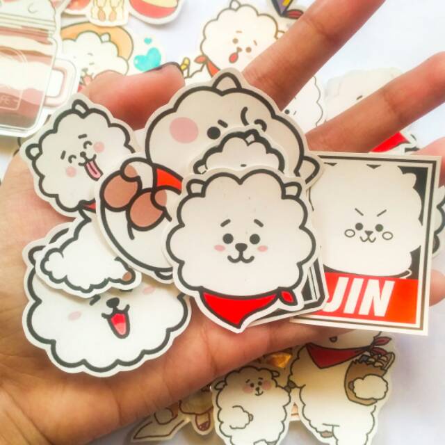 Jual RJ BT21 Waterproof Sticker Pack include 25 pcs BTS aesthetic ...