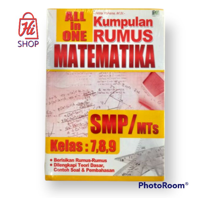 Jual Buku All In One Kumpulan Rumus Matematika Smp/Mts Kelas 7,8,9 ...