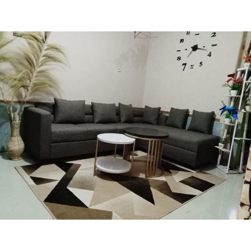 Jual SOFA L SUDUT MINIMALIS | Shopee Indonesia