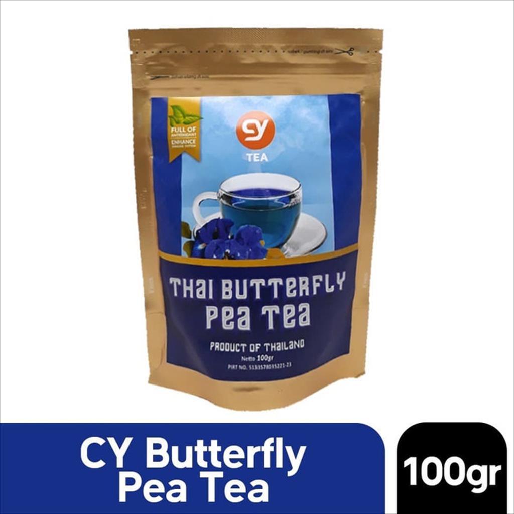 Jual CY Original Thai Butterfly Pea Tea Product Of Thailand 100 Gr ...