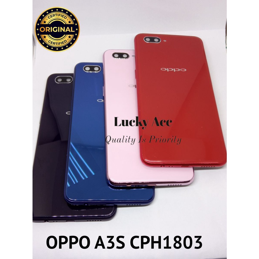 Jual Backdoor Tutup Belakang Hp Oppo A3s 2018 CPH1803 CPH1853 CPH1805 ...