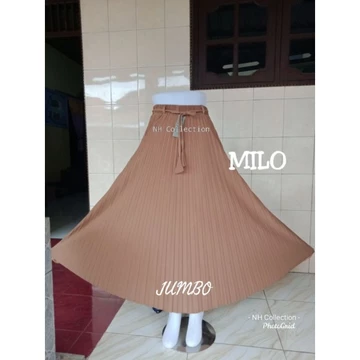 Rok Plisket JUMBO Premium Koshibo Premium TEBAL Mayung